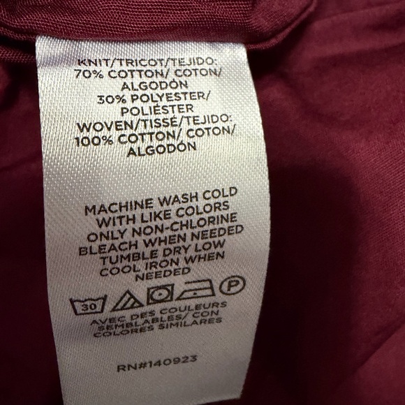 LOFT Burgundy Drop-Waist Dress – Size XS-Never Worn - Picture 6 of 8